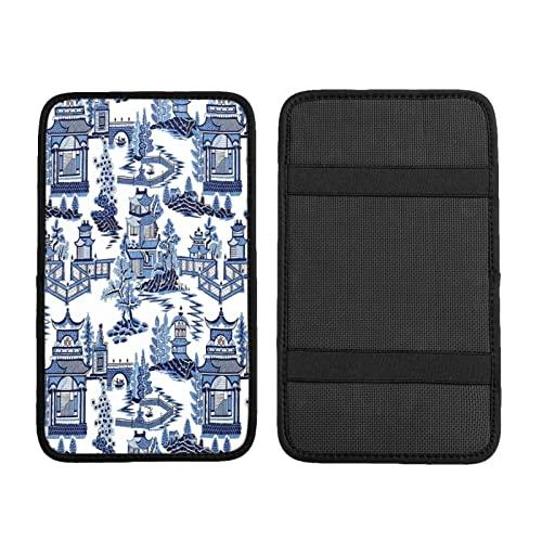 Feryo Asia Oriental Cultural Auto Armrest Cover Car Handrail Box