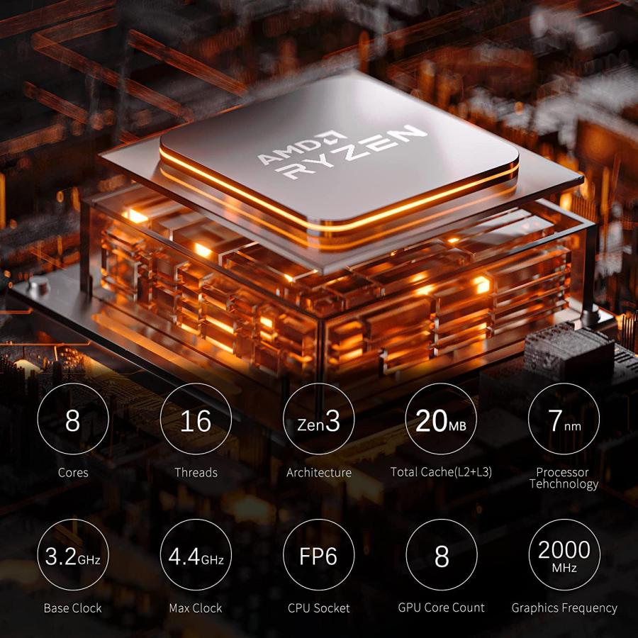 MINISFORUM UM 580ミニPC AMD Ryzen 7 5800 Hプロセッサ、DDR 4 32 GB RAM 512 GB NVMe SSD、2 xHDMIおよび2 xUSB-C 4 K@60 Hz出力、2.5 G LAN、USB 3.2、A     商品情報    【商品名】MINISFORUM UM 580ミニPC AMD Ryzen 7 5800 Hプロセッサ、DDR 4 32