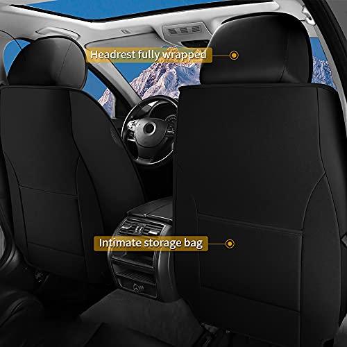 新発売の TTX LIGHTING 2フロントカーシートカバー日産リーフ用カスタムフィット2011-2023シートカバークッション防水合皮エアバッグ対応