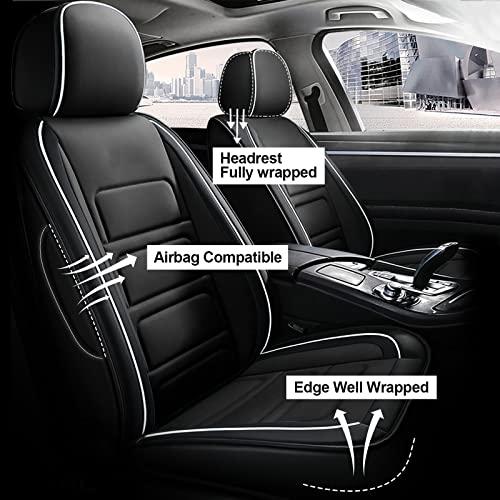 新発売の TTX LIGHTING 2フロントカーシートカバー日産リーフ用カスタムフィット2011-2023シートカバークッション防水合皮エアバッグ対応