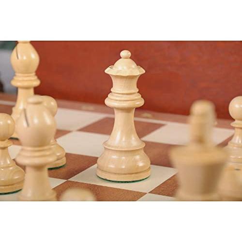 ブランド クイーンズ・ギャンビットにインスパイアされたチェスセット、ボックス、ボードの組み合わせ (ゴールデン・ローズウッド&ナチュラル・ボックスウッド) 【1974207727】(68869円)