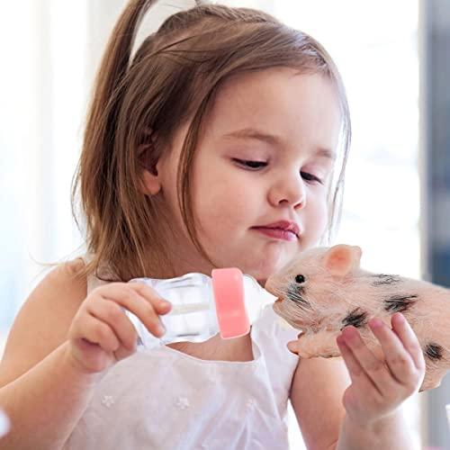 Fxvhojq 4.7 In Silicone Pig、アクセサリー付きミニシリコン豚人形玩具、ソフトリアリスティック動物人形、ミニ自然再生シリコン豚人形ギフト用フェイクペ Fxvhojq In Silicone Pig アクセサリー付きミニシリコン豚人形玩具 ソフトリアリスティック動物人形