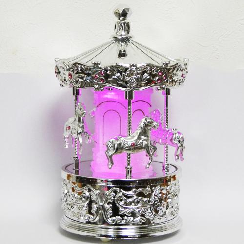 メリーゴーランドオルゴール シルバー 完売しました メリーゴーランドオルゴール シルバー 完売しました
