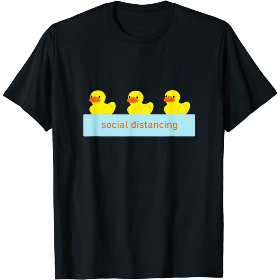 入荷中 Yellow 社会的距離拡大黄色のゴム製のアヒルのアヒルのグラフィック Rubber Tシャツ Ducks おしゃれ遊び Sustentec Com Br