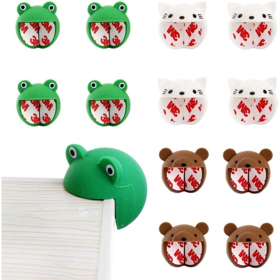 可愛い12個セット Iikuru コーナークッション 赤ちゃん コーナー ガードクッション 正規逆輸入品 角 ベビー用 防止 机 テーブル ぶつかり