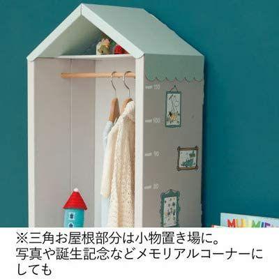 たまひよSHOP ムーミン ベビー クラフト製 ベビーウェア 身長計つき ハンガーラック|akoriko-store|02
