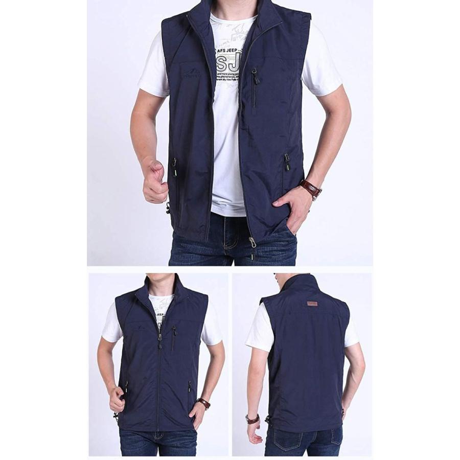 キャンペーンもお見逃しなく Manatsulifeメンズ アウトドアベスト メッシュ カメラマン ファッション 春 夏 秋 フィッシング 釣り 撮影 登山 多機能 Materialworldblog Com