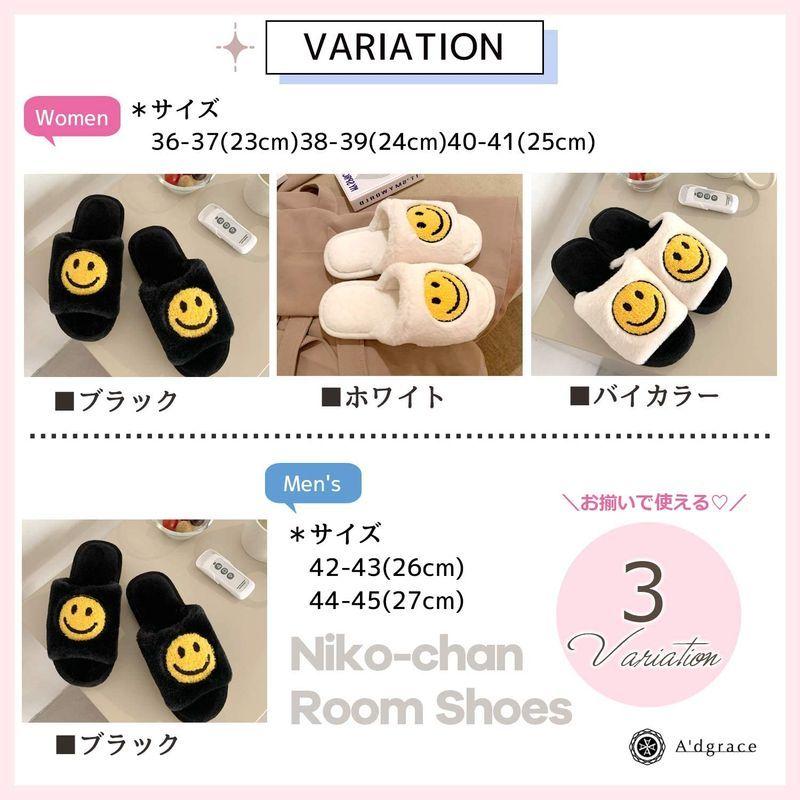 品揃え豊富で シューズ アドグレイス Ad16 スマイル ニコちゃんマーク スマイリー 洗える タオル地 スリッパ 室内 ルームシューズ 静音 Pvc 素材 クッ Www Threeriversofs Com