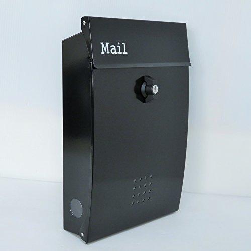 ポスト 郵便ポスト 門扉 玄関 郵便受け メールボックス壁掛け黒色 ステンレスポストm137 A B00jgwvzrk Akozushop Br ステンレスポストm137 店舗情報 の