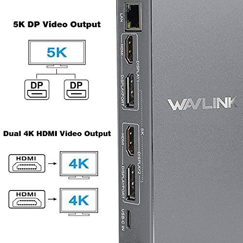 WAVLINK USB3.0ドッキングステーション 縦置き Windows および Mac 用 - デュアルモニター HDMI DVI ポート ギガビット イ｜akozushop｜04
