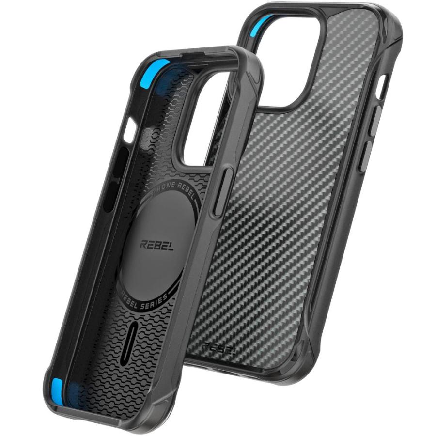REBEL Phone iPhone 14 Pro Case Series GEN4 Aramid Fiber Strong MagSafe