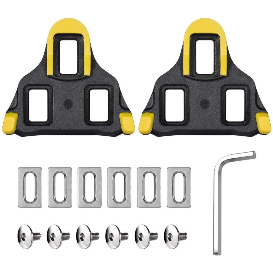 WELVAN Road Bike Cleats for Cycling 6 Degree Float Locking Cycling