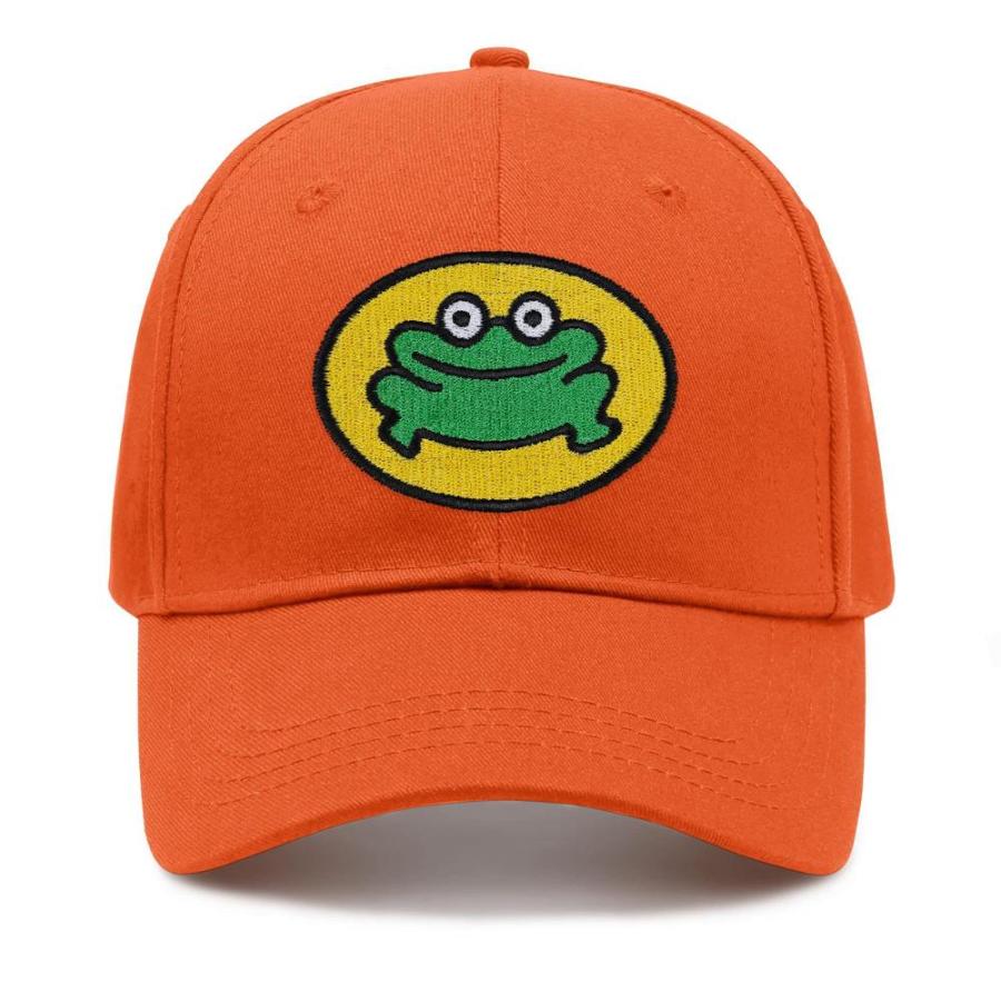 singwe Parappa The Frog Rapper Hats Funny Orange Trucker Hat Cute