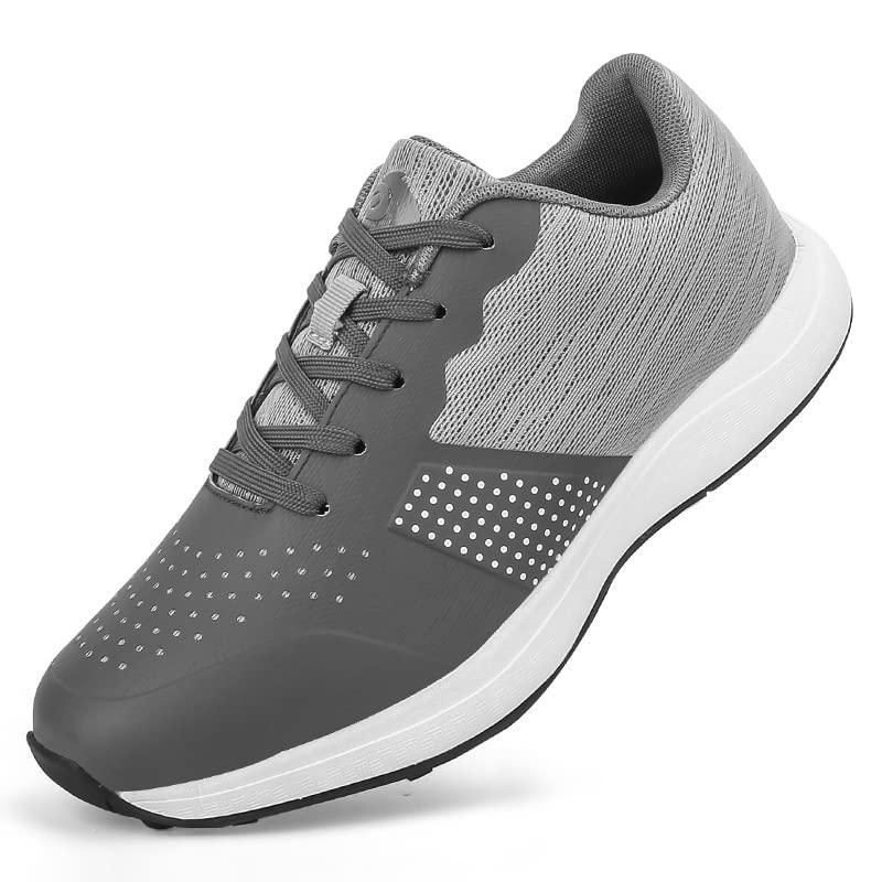 Ifrich New Breathable Men Golf Shoes Spikeless Comfortable Golf Walking