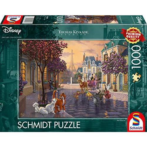 ジグソーパズル Disney The Aristocats Puzzle 1.000 Teile Erwachsenenpuzzle Thomas Kinkade C