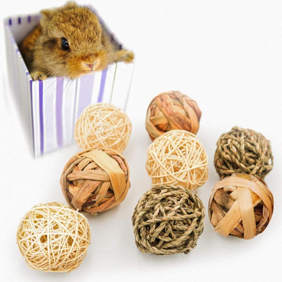 Pcs Small Animals Play Balls Rolling Activity Chew Toys Gnawing Treats fo