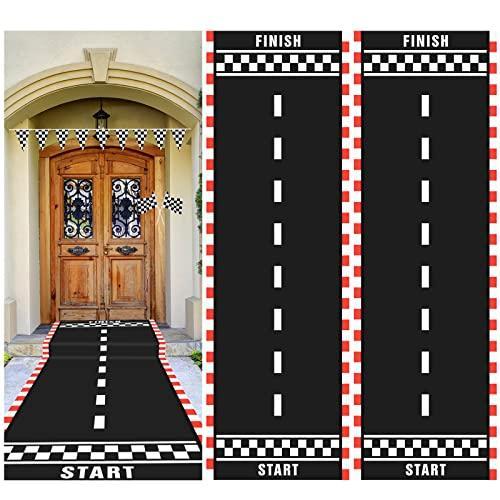 10 Feet Long Racetrack Floor Running Racer Party Decoration Mat Fold