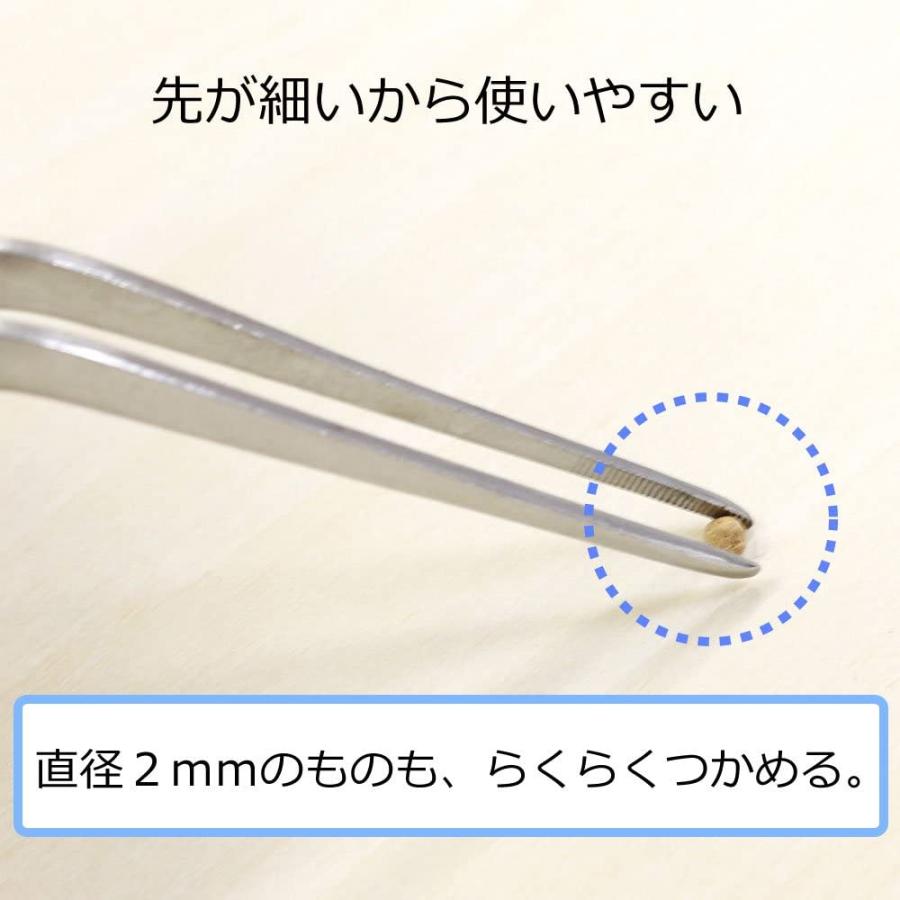 耳用ピンセットルーチェ型 14cm 人やペットに使える耳用安心ピンセット｜akros｜08