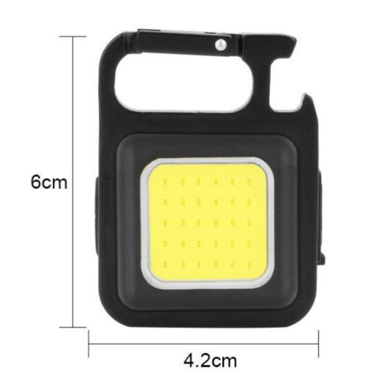 LEDライト 懐中電灯 ランタン LED投光器 屋外 防水 充電式 COB USB 作業 小型 ミニ アウトドア 可動スタンド キャンプ 照明 軽量 ワーク 防災 キーホルダー | ブランド登録なし | 05