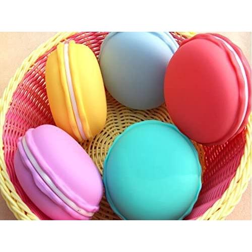 マカロン 小物収納ポーチ 食品サンプル 6色セット ツーインワン