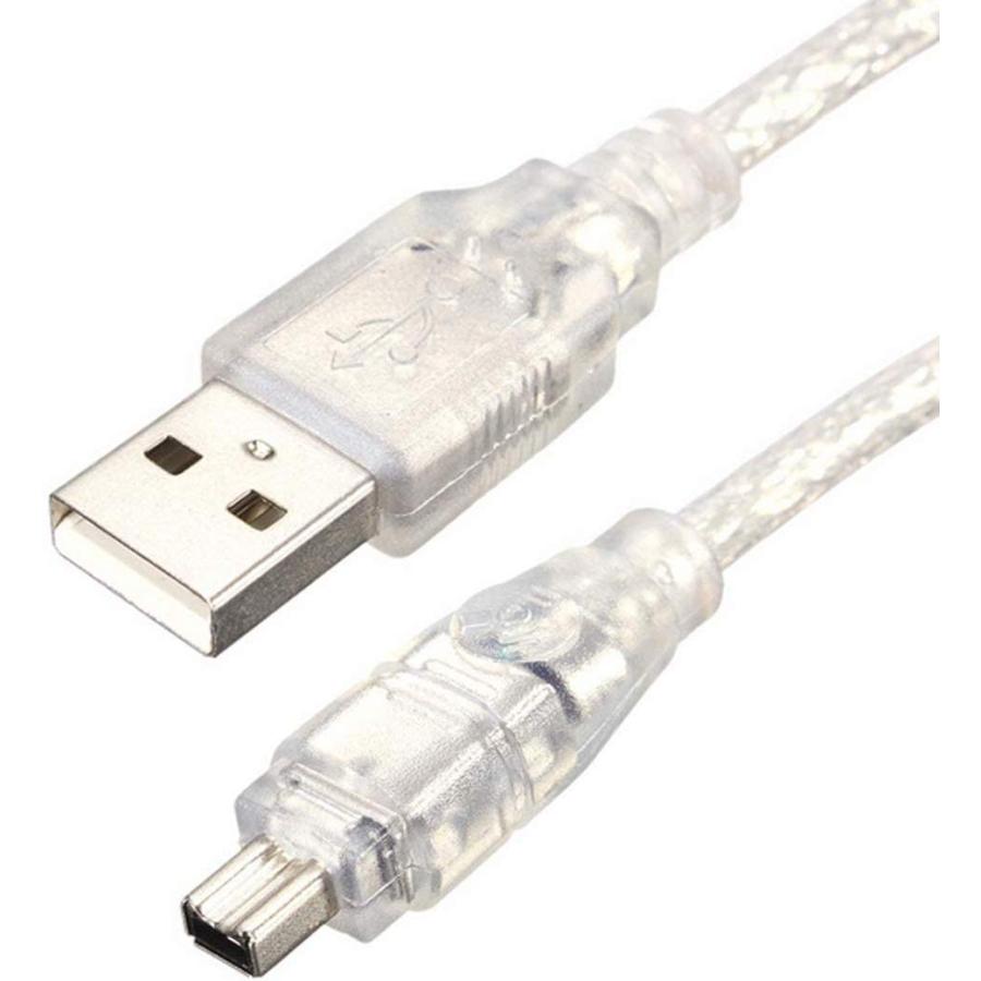 USB オス to Firewire IEEE 1394 4ピン iLink アダプタ コード USB オス to Firewire IEEE 1394 4ピン iLink アダプタ コード