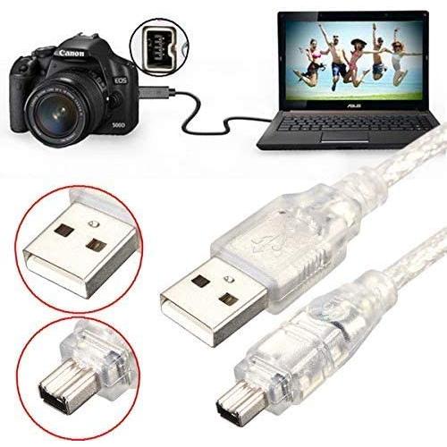 USB オス to Firewire IEEE 1394 4ピン iLink アダプタ コード USB オス to Firewire IEEE 1394 4ピン iLink アダプタ コード