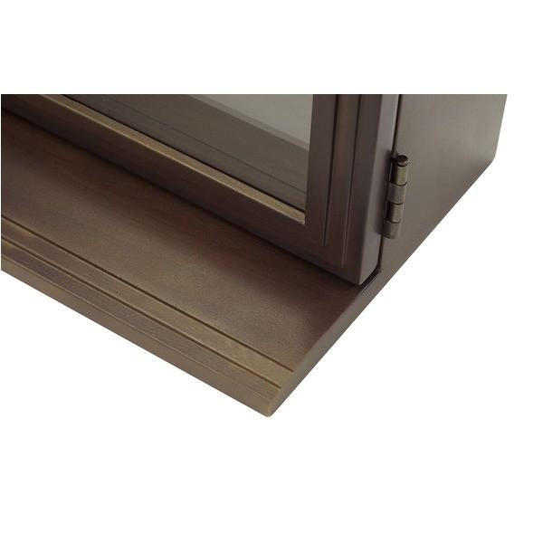 新品】人気No.1！3段ワイドガラスケース白｜背面ミラー仕様