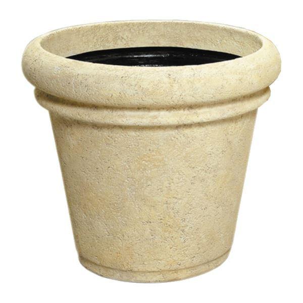 プランター | 大和プラスチック ファイバーグラスシリーズ セラポット 60型 アイボリー (底穴なし)(12418円)