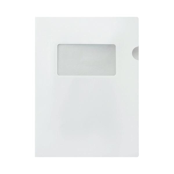 高品質の人気 (まとめ)TANOSEE 紙製ホルダー (×30) 1パック(10枚) 白 A4 窓付 クリアファイル