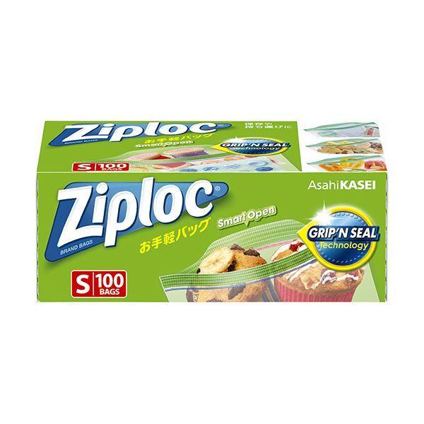 (まとめ)旭化成ホームプロダクツ ジップロック お手軽バッグ S 1箱(100枚) (×10)