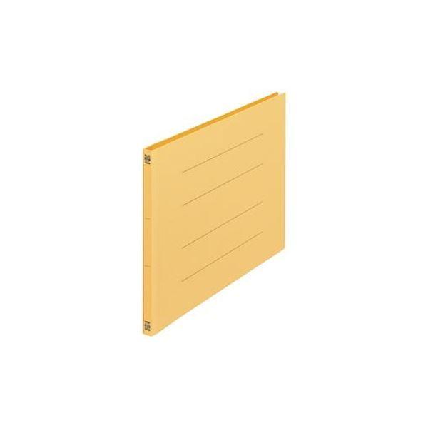 (まとめ)プラス PPフラットファイル A3E イエロー(×20)