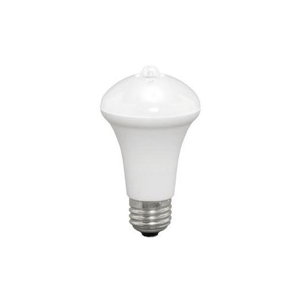 逆輸入 (まとめ)アイリスオーヤマ LED電球センサー付40形E26昼白LDR6NHSE25(×5) LED電球、LED蛍光灯