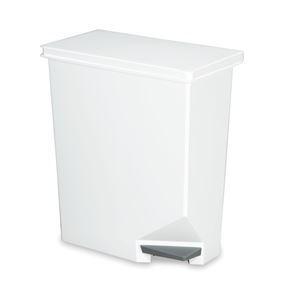 【海外輸入】 (6個セット) ゴミ箱 ダストボックス 約幅45cm 35型 ホワイト 35L 袋止め付き ユニード スイッチペダル キッチン リビング ゴミ箱、ダストボックス