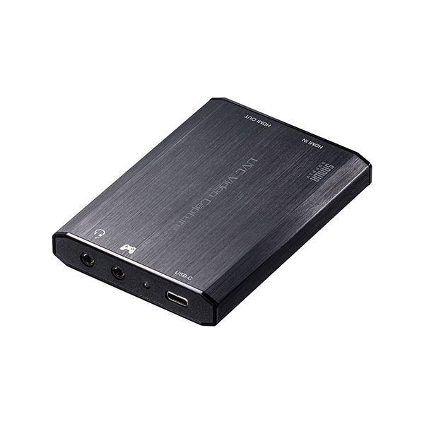 サンワサプライ HDMIキャプチャー(USB3.2 Gen1・4K パススルー出力付き) USBCVHDUVC3