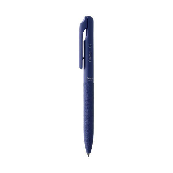検索用ワード/ 万年筆 ペン 万年筆 文具 オフィス用品(まとめ) ぺんてる 単色ボールペン Calme 0.7mm 青 BXA107CC 10本 (×10)