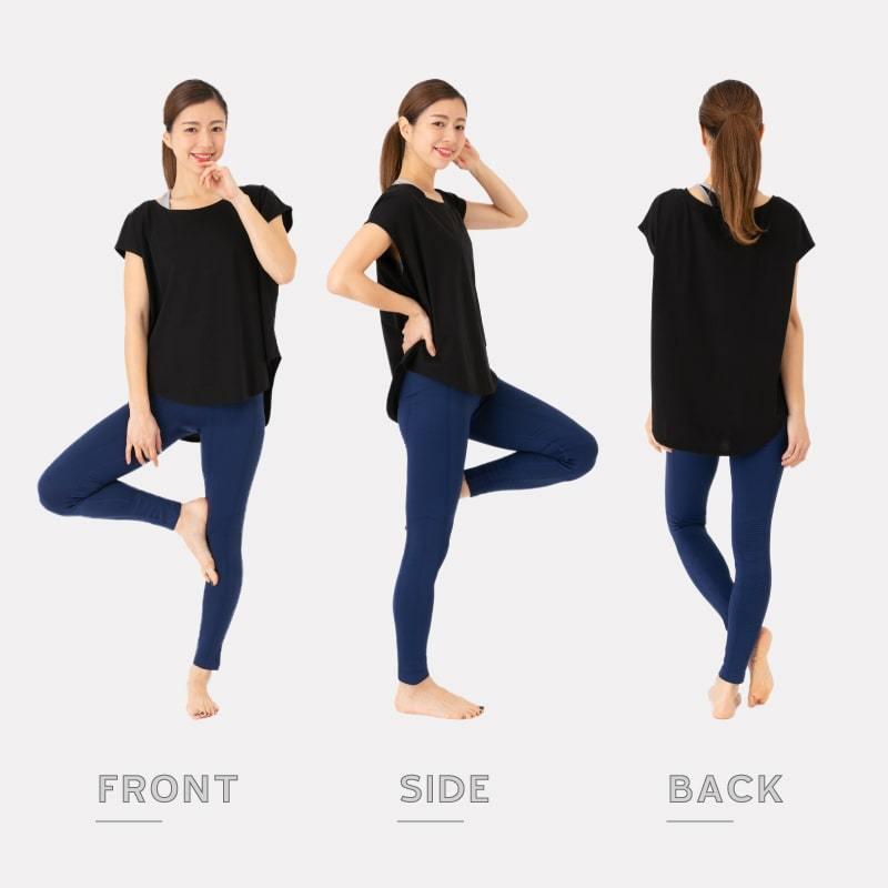 ヨガウェア レディース トップス Tシャツ カットソー スポーツウェア おしゃれ ヨガ ウェア ホットヨガ 吸汗 速乾 フィットネス ランニング 服装 Nr T1 フィットネス ヨガウェア Necker 通販 Yahoo ショッピング