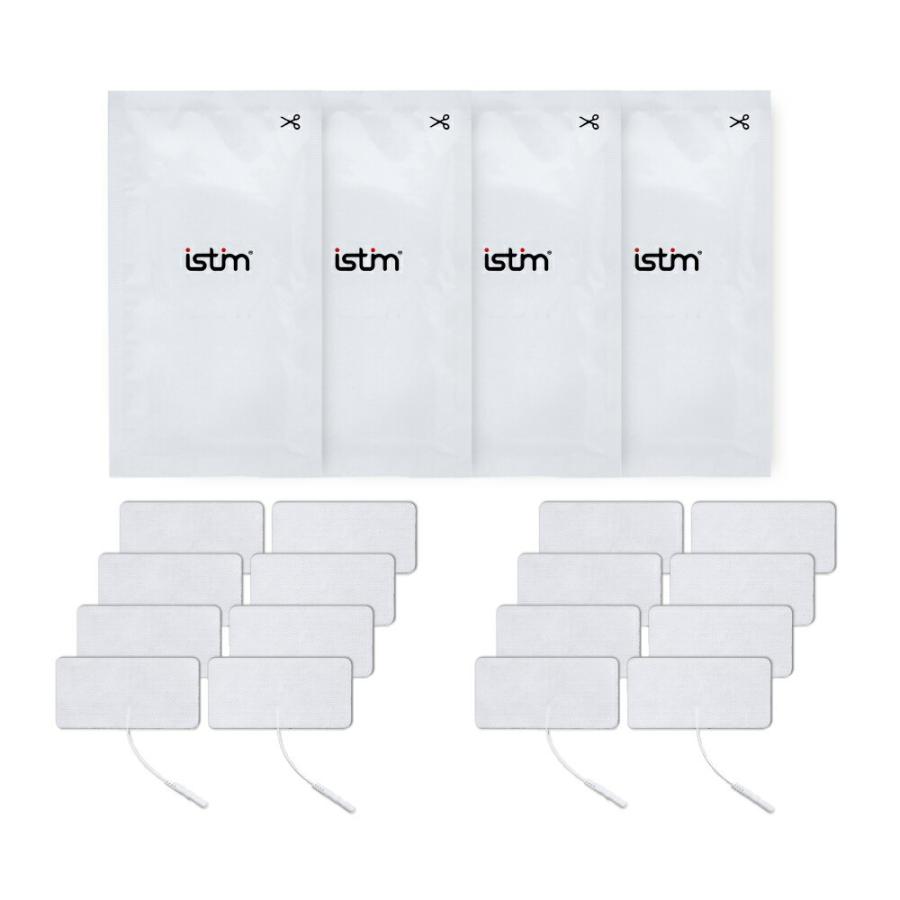 公式 交換用パッド 大サイズ 5 10cm 純正品 16枚セット 低周波マッサージ機 低周波治療器用 ユニバーサル 互換性あり Istim Ev 804 Ev 0用 Swsj Org