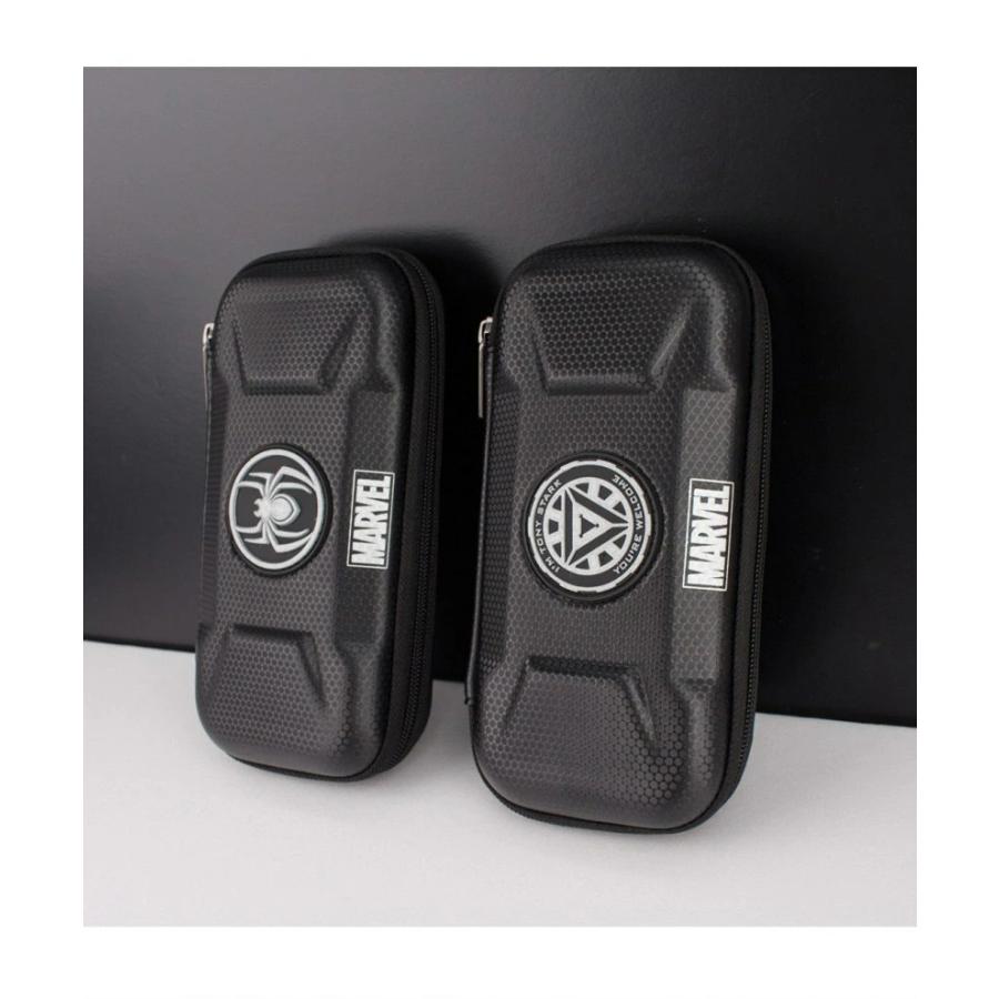 スパイダーマン アイアンマン２wayペンケース ケース ブラック 筆箱 ふで箱 低学年 高学年 中学生 筆記用具 子供用 文房具 高校生 大学生 開店祝い 男の子 小学生