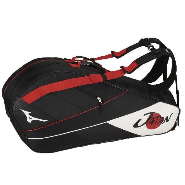 Mizuno ミズノ ソフトテニス Japan ラケットバッグ 6本入れ テニス バッグ 63jd9x0196 展示会限定 日本代表モデル シューズポケット 63jd9x0196 Aksports 通販 Yahoo ショッピング