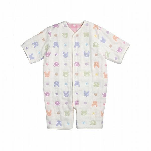 スリーパー 日本製 ガーゼスリーパー 袖付き ツーウェイスリーパー 六重ガーゼ カラフル 男の子 女の子 6重ガーゼ 出産祝い 春 夏 秋 冬 | 赤ちゃんの城 | 02
