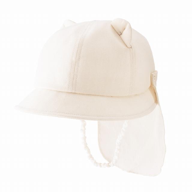 ベビー帽 ベビー 日よけ 帽子 夏 スウェット キャップ ボーダー 42cm 43cm