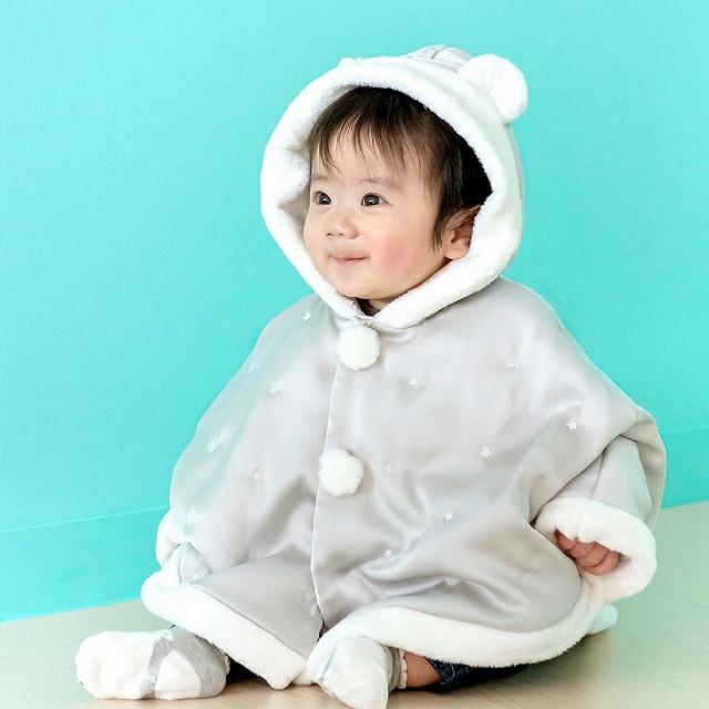 BABY 雪の女王マント アイボリー BABY THE STARS SHINE BRIGHT 雪の
