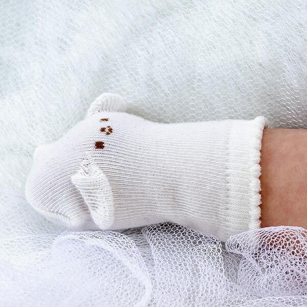 ベビーミトン 新生児 日本製 手袋 ミトン にこにこ 綿100％ 引っかき防止 ひっかき｜aksr｜05