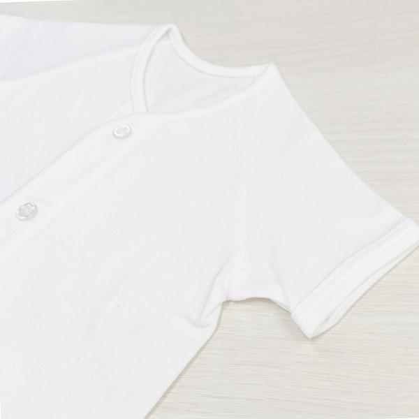ベビー肌着 70 80 日本製  サイズ肌着 半袖 前開き 綿100% ボディシャツ シャツ肌着 子供 子ども 肌着 赤ちゃんの城 | 赤ちゃんの城 | 06