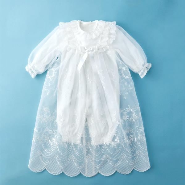 赤ちゃんの城 セレモニードレス 退院 日本製 50〜70 お宮参り 新生児