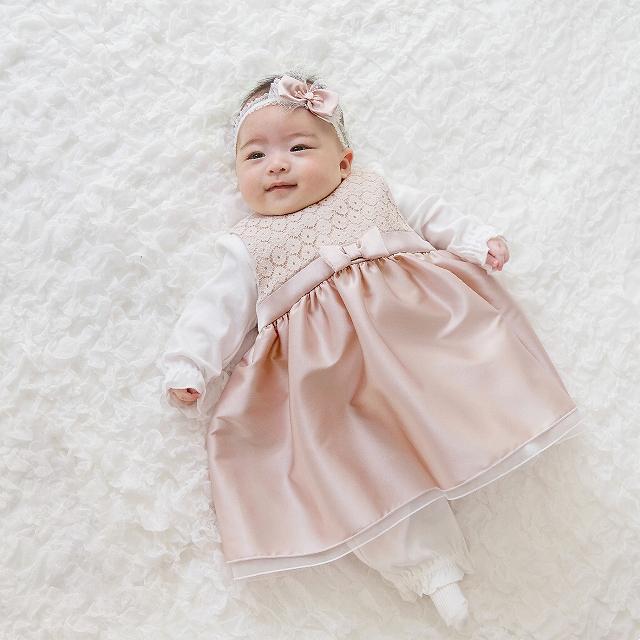 赤ちゃんの城 セレモニードレス 3点セット 日本製 お宮参り