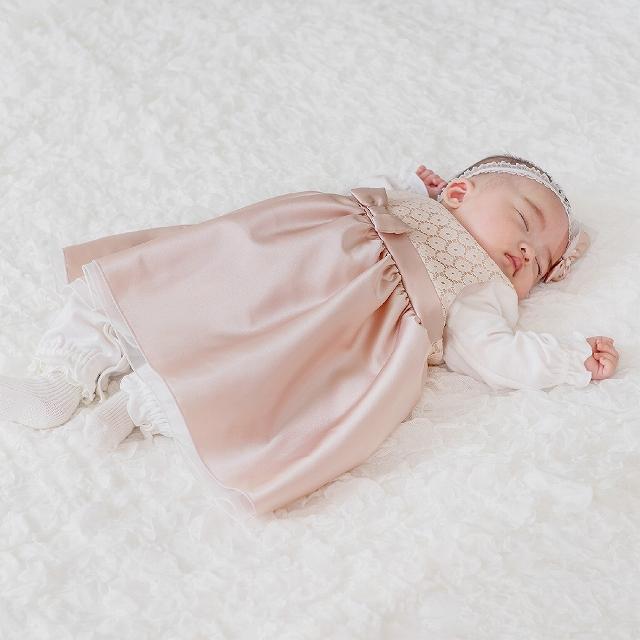 美品！！赤ちゃんの城　ベビードレス　セレモニードレス　3点セット　お宮参り　退院 赤ちゃんの城 セレモニードレス 3点セット 日本製 お宮参り 日本製