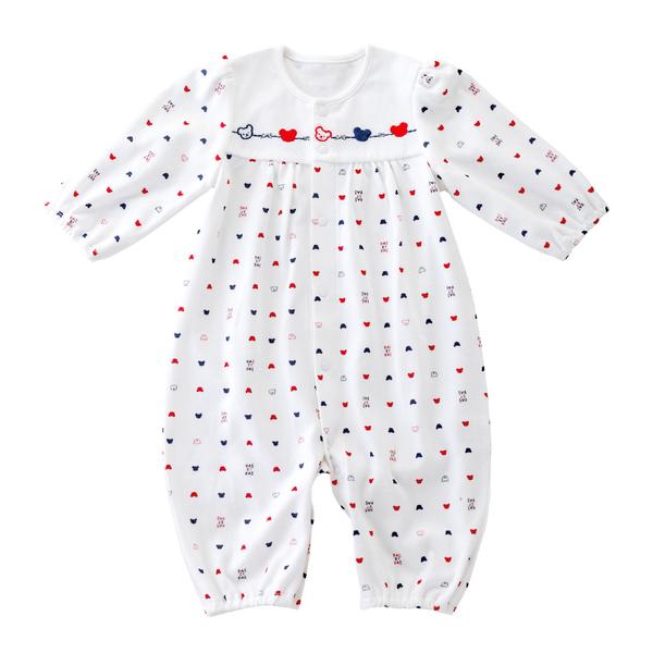 赤ちゃんの城 ツーウェイオール 日本製 ベビー服 出産準備 新生児 秋