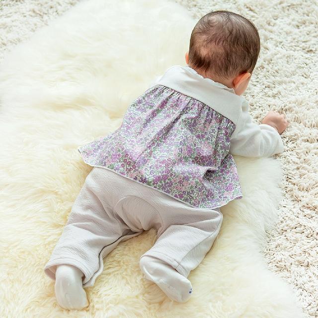 赤ちゃんの城 ロンパース カバーオール 70 80 女の子 日本製