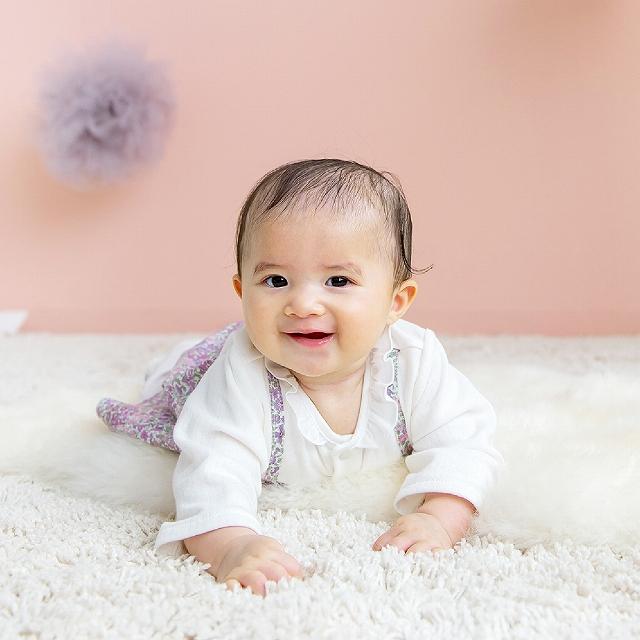 赤ちゃんの城 ロンパース カバーオール 70 80 女の子 日本製